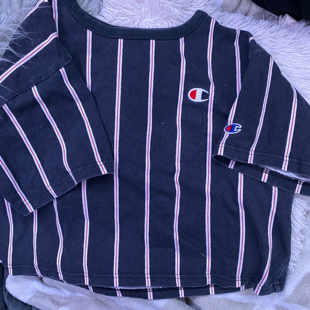 Champion Stripped Crop Top